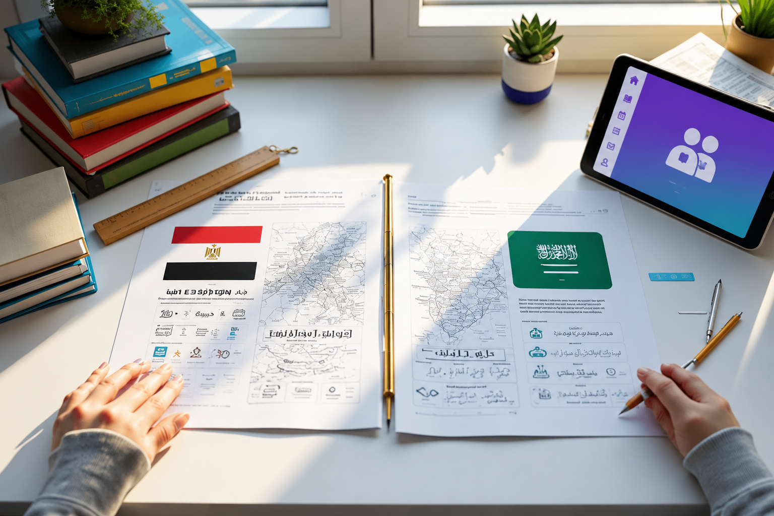 الفرق بين المنهج المصري والمنهج السعودي